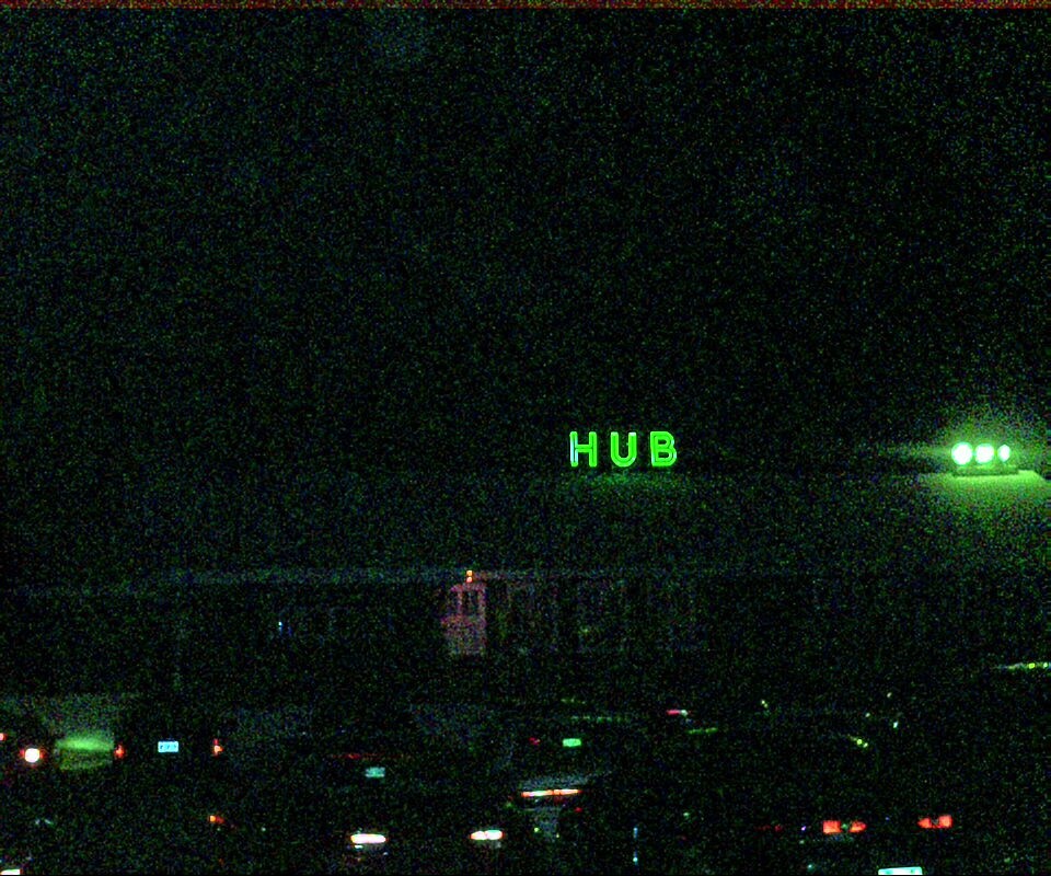 Hub Ballroom - Infamous "Green" neon sign on the last night