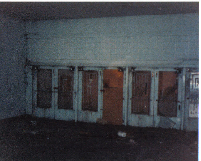 Lobby doors from inside...