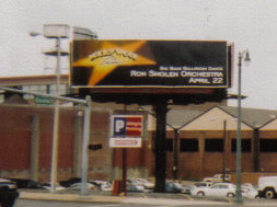 Billboard in downtown Memphis, TN