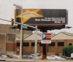 Billboard in downtown Memphis, TN
