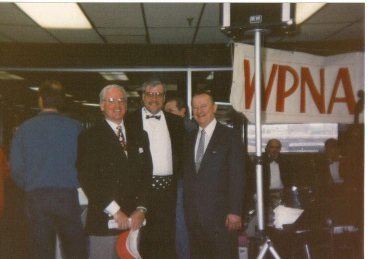 Ron Smolen w/ Broadcaster Chet Gulinski and Chicago Alderman Edward Burke