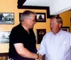 Ron Smolen with Don Howard, former DJ - Springfield, IL