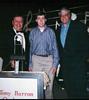 May 5th, 2002 @ The Crystal Ballroom, Staunton, IL - (Left to Right)Barry Wagner - director of the Tony Barron Orchestra, Joe Enroughty - President of the Guy Lombardo Society, Ron Smolen